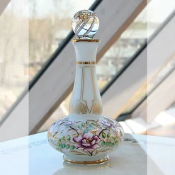 Karaffe & Dekanter^Art Glass Flasche mit Verschluss White Queen 28 cm, Multicolor, aus Glas