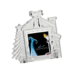 Bilderrahmen^Cristalica Fotorahmen Winter Magic Galerie Format 3,5x3,5cm Foto Portrait Bleikristallglas