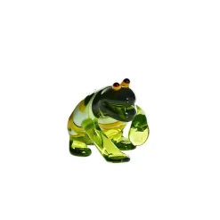 Kinder|Geburtstag^Art Glass Frosch Midi 6-8cm Glas Tiere Figuren Sammeln Vitrine Miniatur Teich