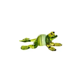 Kinder|Geburtstag^Art Glass Frosch Midi 6-8cm Glas Tiere Figuren Sammeln Vitrine Miniatur Teich