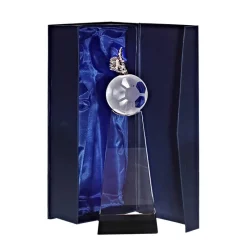 Pokal & Glasblock^Fan Unikate Fußballtrophäe Daumen hoch Pokal 26cm