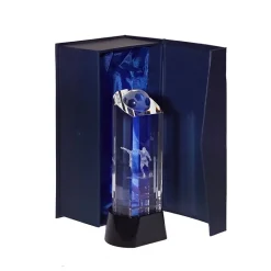 Pokal & Glasblock^Fan Unikate Fußballtrophäe Goalgetter Pokal 15cm