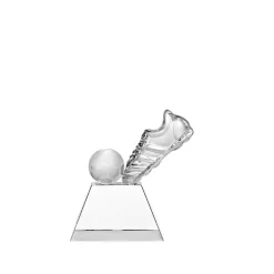 Pokal & Glasblock^Fan Unikate Fußballtrophäe Kick-Off Pokal 10cm