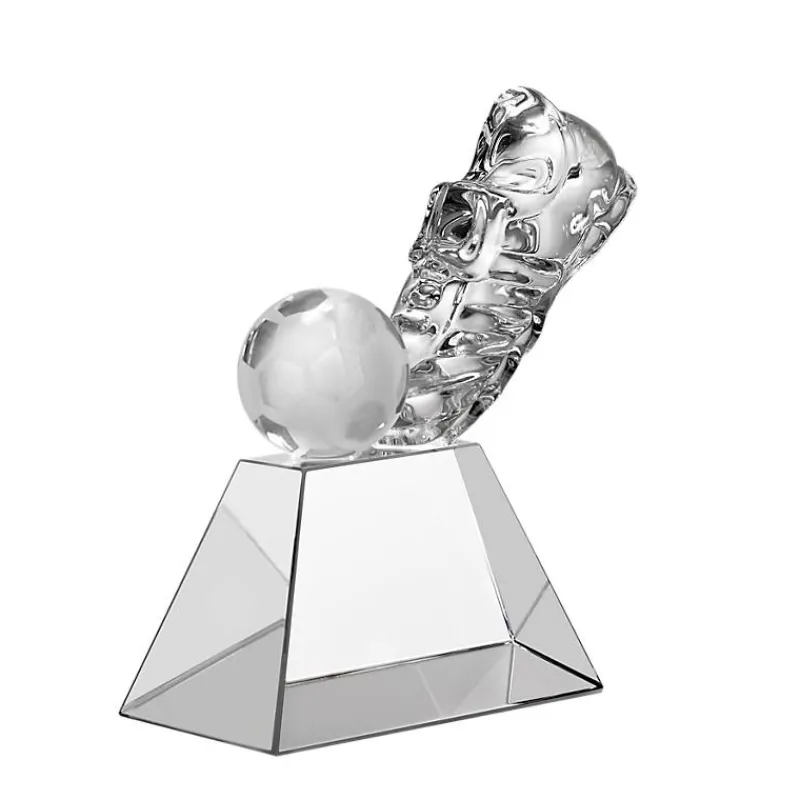 Pokal & Glasblock^Fan Unikate Fußballtrophäe Kick-Off Pokal 10cm