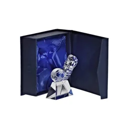 Pokal & Glasblock^Fan Unikate Fußballtrophäe Kick-Off Pokal 9cm