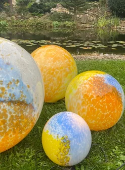 Kugeln & Zapfen^Cristalica GmbH Gartenkugel Bodenkugel 20 cm (ohne Scheibe und ohne Stab)