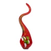 Miniatur^Art Glass Garten-Miniatur-Flamme Gartenflair mit Stab 26 cm