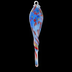 Kugeln & Zapfen^Cristalica GmbH Gartenskulptur Glaszopf zum Hängen 43 cm inkl. Stab