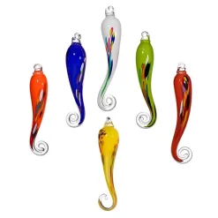 Kugeln & Zapfen^Art Glass Gartenzapfen hängend klein Gartenflair 30 cm mit Stab