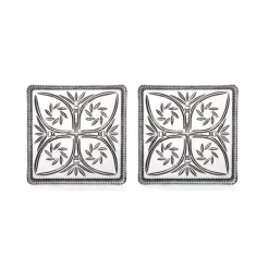 Kuchen & Torten^Cristalica Gebäckplatte aus Bleikristall 2er Set 20x20cm