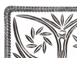 Kuchen & Torten^Cristalica Gebäckplatte aus Bleikristall 2er Set 20x20cm