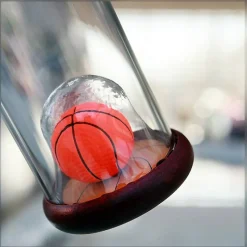 Sport & Hobby|Flaschen^Fan Unikate Geschenkflasche Basketball Präsent 350ml