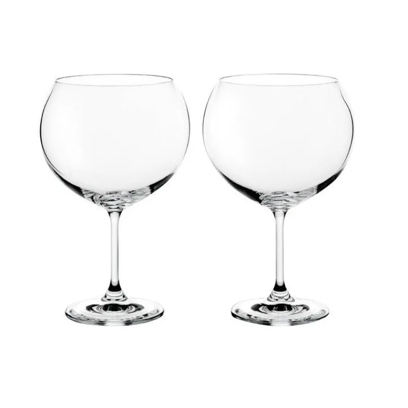 Gläserset|Cocktailgläser^Cristalica Kingdom GinTonic Glas Cocktail Weinglas Ballon 2er-Set 990ml klar Kristallglas XXL