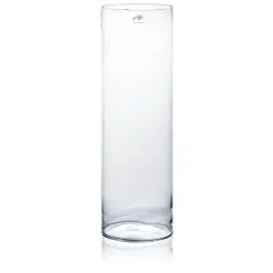 Vasen^Cristalica Glas Dekovase Zylinder (60cm)