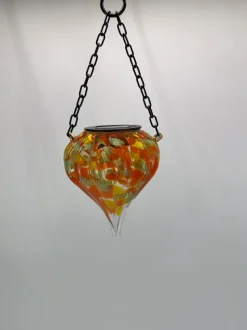 Sonstiges|Ostern^Cristalica Glas Gartenkegel Blumenkegel Höhe ca. 35cm Bunt Handarbeit