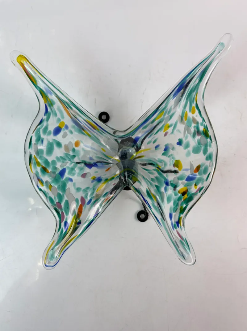 Tiere & Figuren|Insekten^Cristalica Glas Schmetterling zum Hängen Länge ca. 30cm Handarbeit