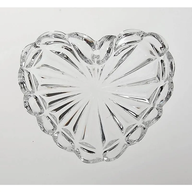 Valentienstag|Weihnachten^Cristalica Kingdom Glasanhänger Baumschmuck Herz klar Bleikristall 7 cm