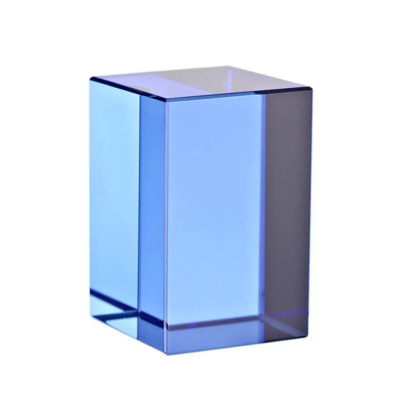 Pokal & Glasblock^Fan Unikate Glasblock Cube Broca Pokal 6cm
