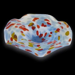 Blüten^Art Glass Glasblume Ø ca. 26 cm in Farben inkl. Stab