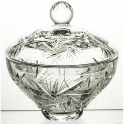 Schmuckdosen & Schalen|Dosen^Glaswaren sonstige Glasdose Schleuderstern 18cm