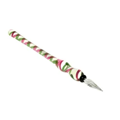 Arbeitszimmer^Art Glass Glasfederschreiber "Feder" (17cm)