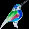 Kinder|Tiere & Figuren^Cristalica Glasfigur Eisvogel Bunt/Transparent Höhe ca.6,1cm Handarbeit