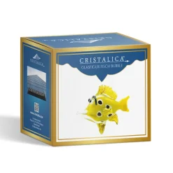 Tiere & Figuren|Meerestiere^Cristalica Glasfigur Fisch bubble Höhe ca. 15cm Handarbeit