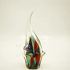 Tiere & Figuren|Meerestiere^Cristalica Glasfigur Fisch Höhe ca. 24,5cm Bunt Handarbeit
