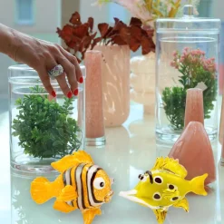 Tiere & Figuren|Meerestiere^Cristalica Glasfigur Fisch Nemo Höhe ca. 13cm Handarbeit