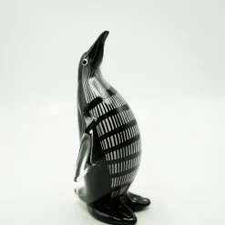 Tiere & Figuren|Meerestiere^Cristalica Glasfigur Pinguin Höhe ca. 18,5cm Handarbeit