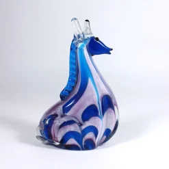 Geburtstag|Tiere & Figuren^Art Glass Glasfigur Seepferd Meerestier Murano-Design 17cm handgefertigtes Glastier Unikat
