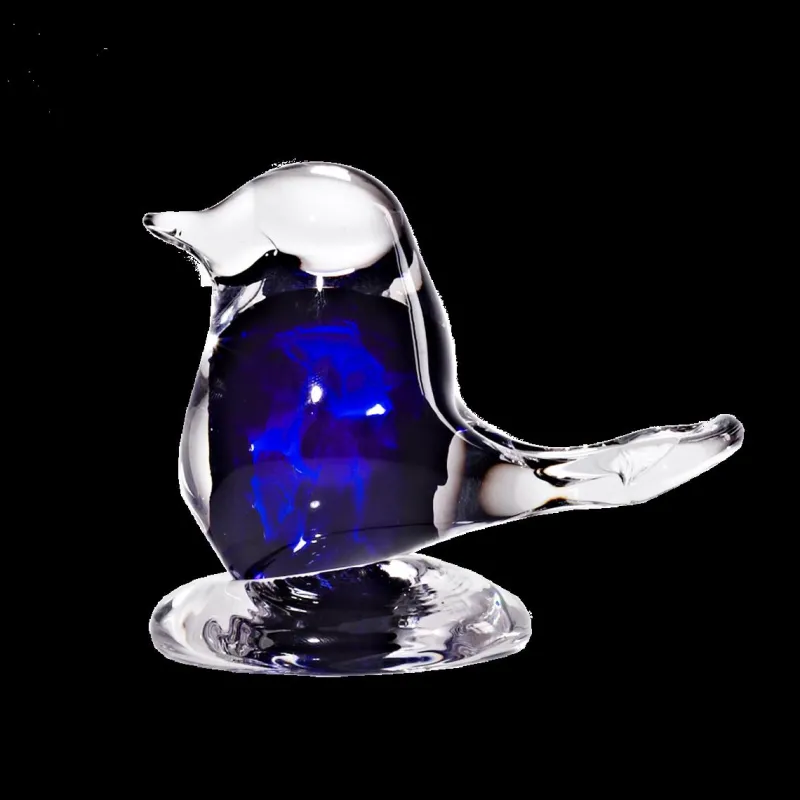 Tiere & Figuren^Cristalica Handcraft Glasfigur Spatz (8cm)
