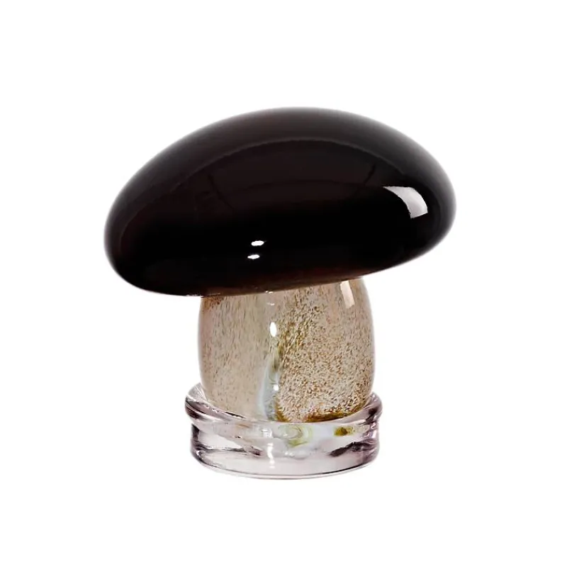 Blumen^Cristalica Handcraft Glasfigur Steinpilz