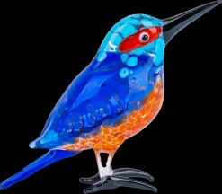 Kinder|Tiere & Figuren^Cristalica Glasfigur Vogel Bunt Breite ca. 7,1cm Handarbeit