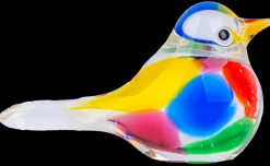 Kinder|Tiere & Figuren^Cristalica Glasfigur Vogel Bunt/Transparent Breite ca. 5,8cm Handarbeit