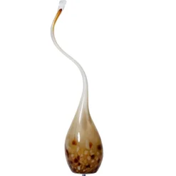 Kugeln & Zapfen^Cristalica Glasflamme Gartendeko 50 cm inkl. Stab