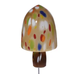 Tiere & Figuren^Art Glass Glas-Hut-Pilz 25cm Gartenflair inkl. Stab