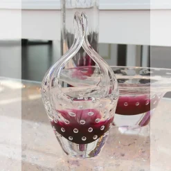 Ostern|Ostern^Art Glass Glaskorb Red Queen 23 cm