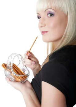 Ostern|Ostern^Cristalica Glaskorb Schleuderstern 12cm