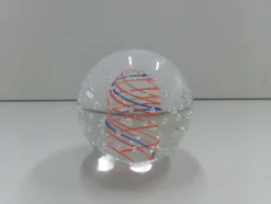 Arbeitszimmer^Art Glass Glaskugel / Briefbeschwerer (6cm)
