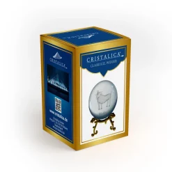 Sternzeichen|Valentienstag^Cristalica Glaskugel mit Sternzeichen und Stand Durchmesser ca. 6cm