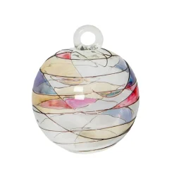 Frauen|Ostern^Cristalica Glaskugel zum Hängen klar bunt