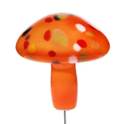 Tiere & Figuren^Art Glass Glas-Pilz 20cm Gartenflair inkl. Stab