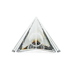 Souvenir|Uhren^Art Glass Glaspyramide Uhr (10cm)