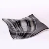 Schalen^Art Glass Glasschale Teller quadratisch Design Objekt Fusing Glas schwarz 22x22cm Handmade