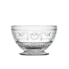 Schalen & Schüsseln|Dessertschalen^Cristalica Glasschale Versailles 10,5cm Dessertschälchen Kompottschale transparent Vintage