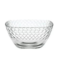 Schalen & Schüsseln^Cristalica Glasschale "Wabe" (24 x 24cm)