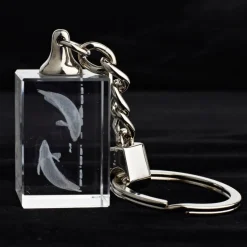 Sternzeichen|Geburtstag^Designmonster Glasschlüsselanhänger Sternzeichen Fische 3x2cm