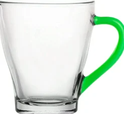 Valentienstag|Tassen^Cristalica Glastasse Colour Spring 220 ml