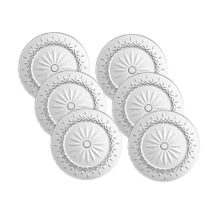 Teller & Platten^Cristalica Glasteller 6er Set 26,5 cm